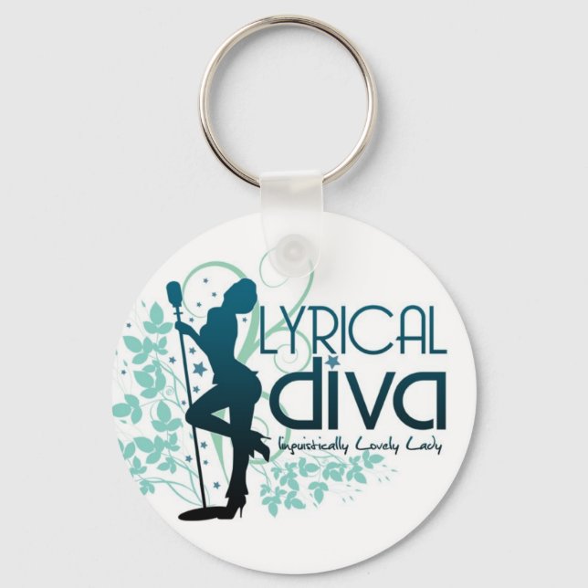 Hanging With the Divas Keychain (Front)