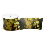Hanging Yellow Orchids Satin Ribbon