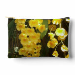 Hanging Yellow Orchids Tropical Flowers Accessory Pouch