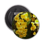 Hanging Yellow Orchids Tropical Flowers Bottle Opener