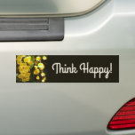 Hanging Yellow Orchids Tropical Flowers Bumper Sticker