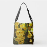Hanging Yellow Orchids Tropical Flowers Crossbody Bag
