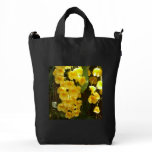 Hanging Yellow Orchids Tropical Flowers Duck Bag