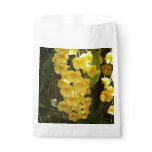Hanging Yellow Orchids Tropical Flowers Favor Bag