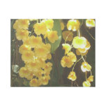 Hanging Yellow Orchids Tropical Flowers Gallery Wrap