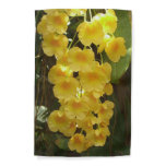 Hanging Yellow Orchids Tropical Flowers Garden Flag