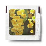 Hanging Yellow Orchids Tropical Flowers Hand Sanitizer Packet