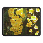 Hanging Yellow Orchids Tropical Flowers Hitch Cover