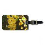 Hanging Yellow Orchids Tropical Flowers Luggage Tag