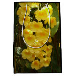 Hanging Yellow Orchids Tropical Flowers Medium Gift Bag