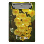 Hanging Yellow Orchids Tropical Flowers Mini Clipboard