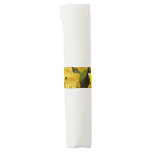 Hanging Yellow Orchids Tropical Flowers Napkin Bands
