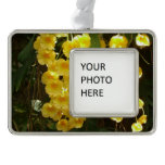 Hanging Yellow Orchids Tropical Flowers Ornament