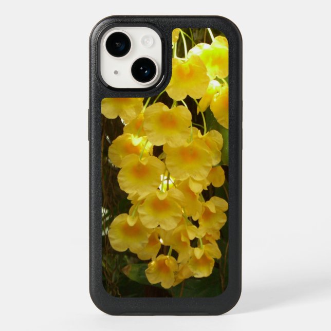 Hanging Yellow Orchids Tropical Flowers Otterbox iPhone Case (Back)