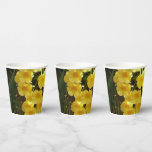 Hanging Yellow Orchids Tropical Flowers Paper Cups