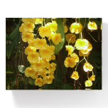 Hanging Yellow Orchids Tropical Flowers Paperweight