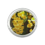 Hanging Yellow Orchids Tropical Flowers Ring