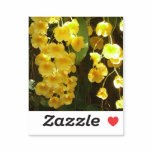 Hanging Yellow Orchids Tropical Flowers Sticker