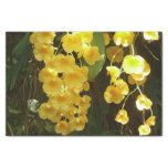 Hanging Yellow Orchids Tropical Flowers Tissue Paper
