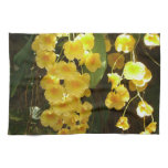 Hanging Yellow Orchids Tropical Flowers Towel