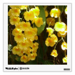 Hanging Yellow Orchids Tropical Flowers Wall Decal