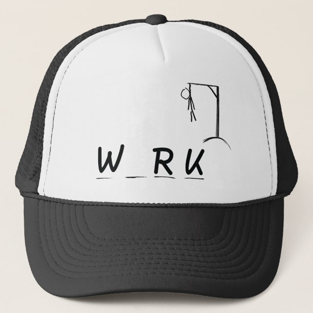 Hangman with WRK Trucker Hat (Front)