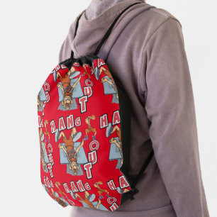 Hangout Basketball Drawstring Bag
