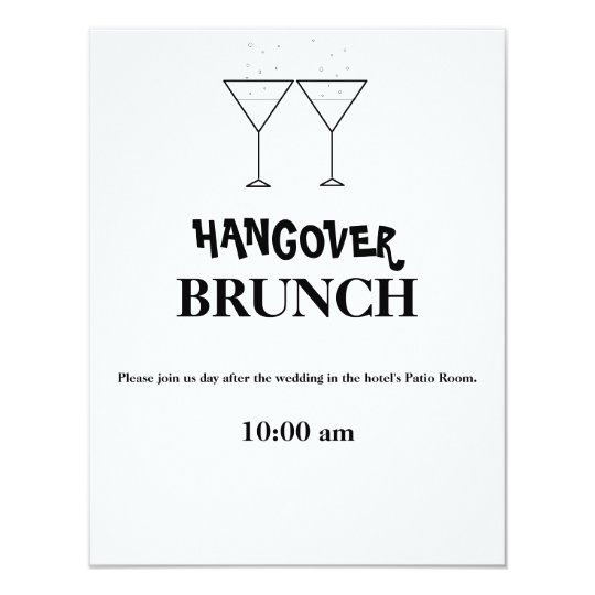 hangover brunch invitations zazzle com