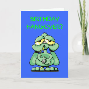 Hangover Bunny Card
