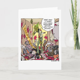 Hangover Holiday Card