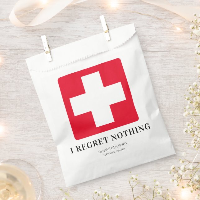 Hangover Kit Funny Party Favors Bag (Clipped)