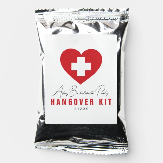 HANGOVER Kit Personalized Drink Mix (Front)