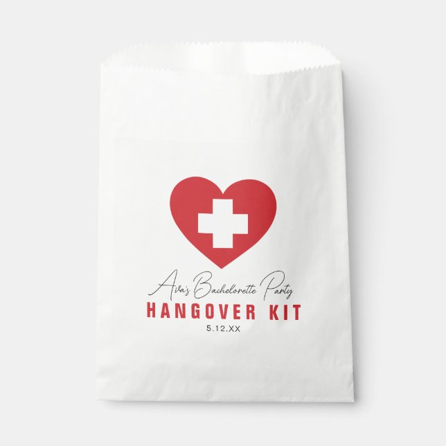 HANGOVER Kit Personalized Favor Bags (Front)
