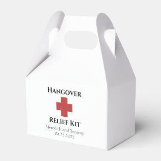 Hangover Relief Kit Favor Boxes