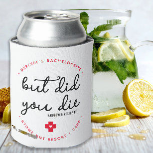 Hangover Relief Kit Personalized But Did You Die Classic Round Sticker