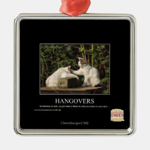 Hangovers Metal Ornament
