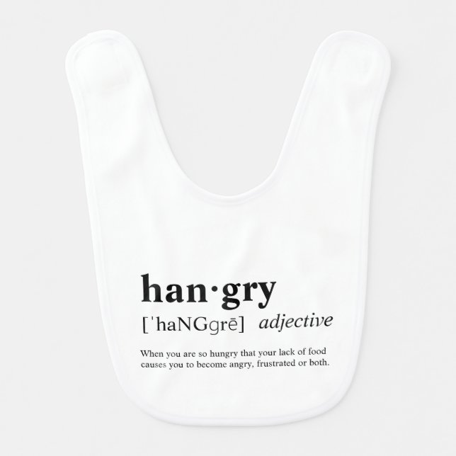 Hangry Bib (Front)
