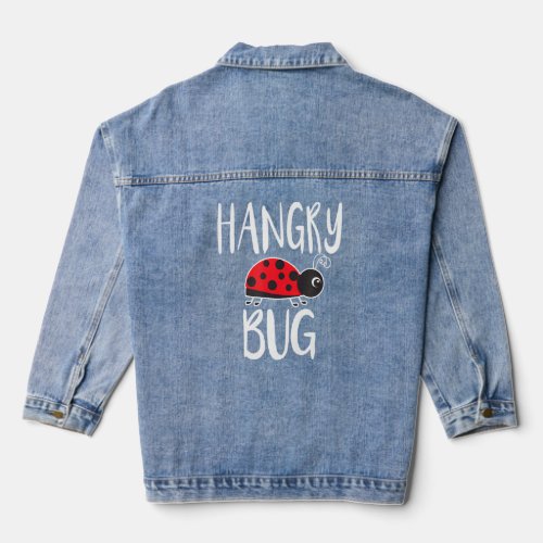 Hangry Bug Ladybug  Denim Jacket
