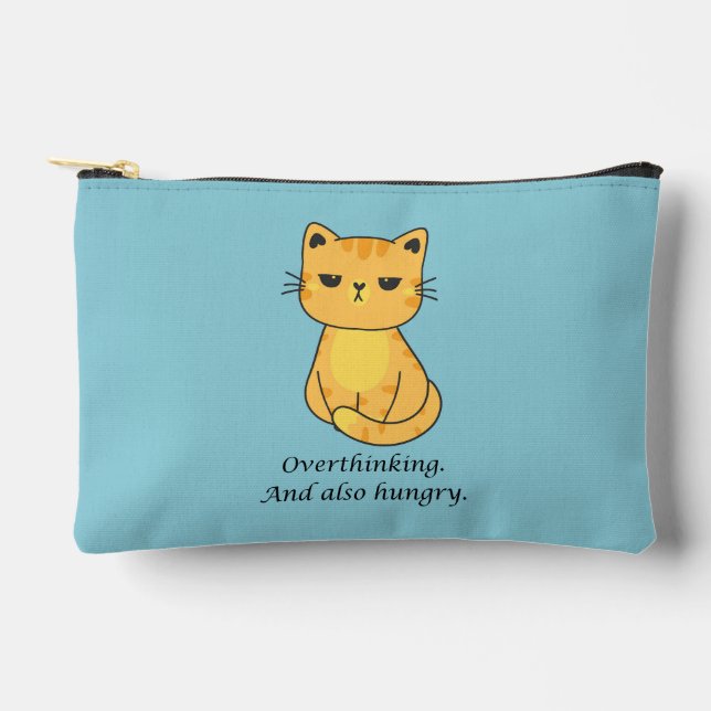 Hangry Cat Accessory Pouch (Front)