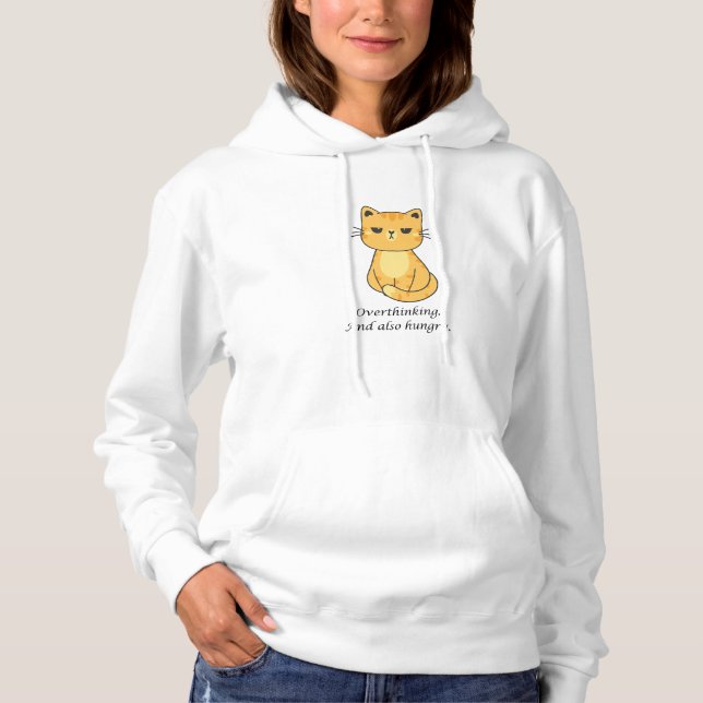  Hangry Cat Hoodie (Front)