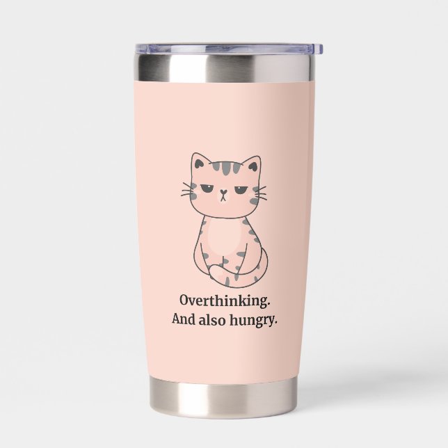   Hangry Cat Insulated Tumbler (Left)