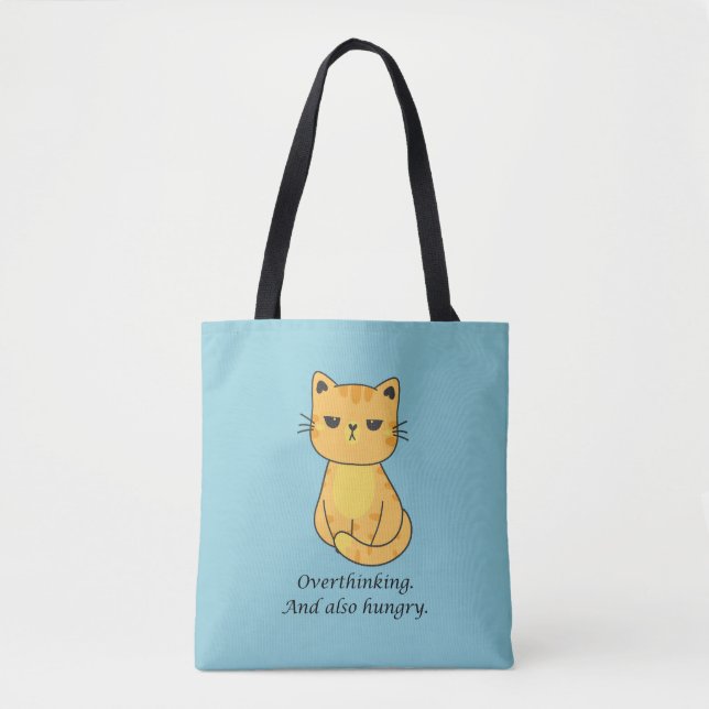  Hangry Cat Tote Bag (Front)