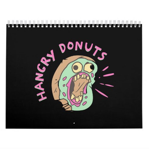 Hangry Donut Mascot Calendar