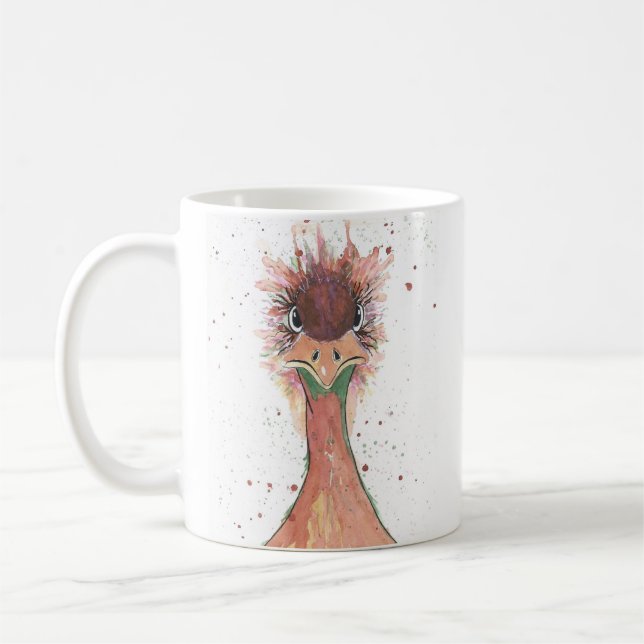 Hangry Emu Coffee Mug (Left)