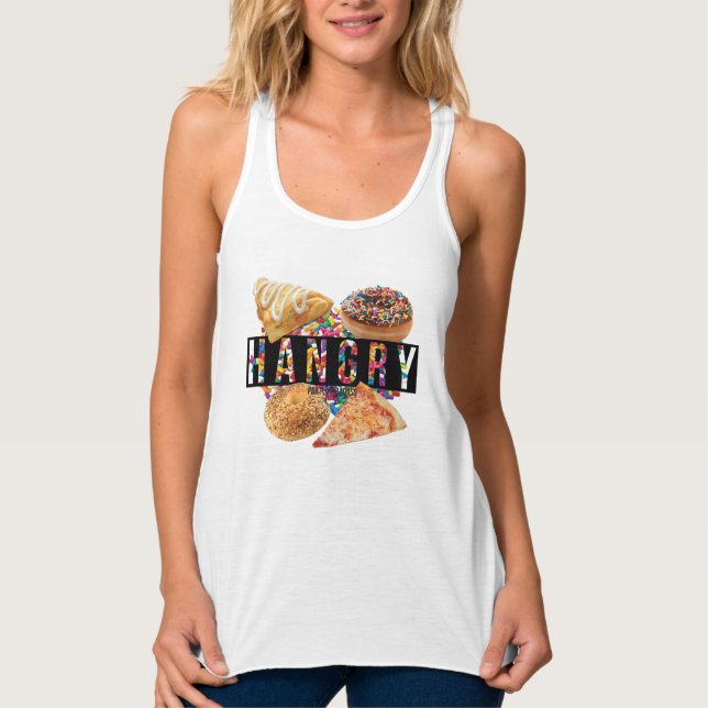 HANGRY- Flowy Muscle Tank (Front)