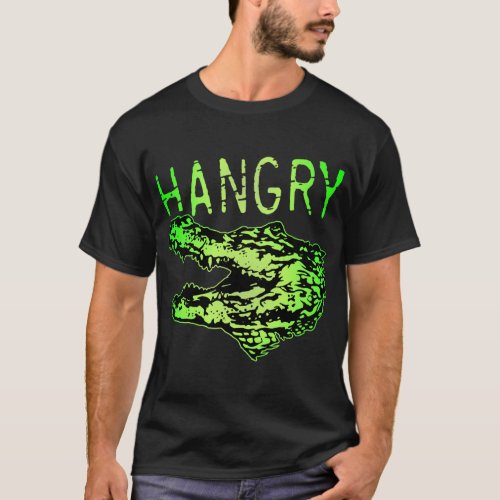 Hangry Gator USAPatriotGraphics  WhiteTigerLLCC T_Shirt
