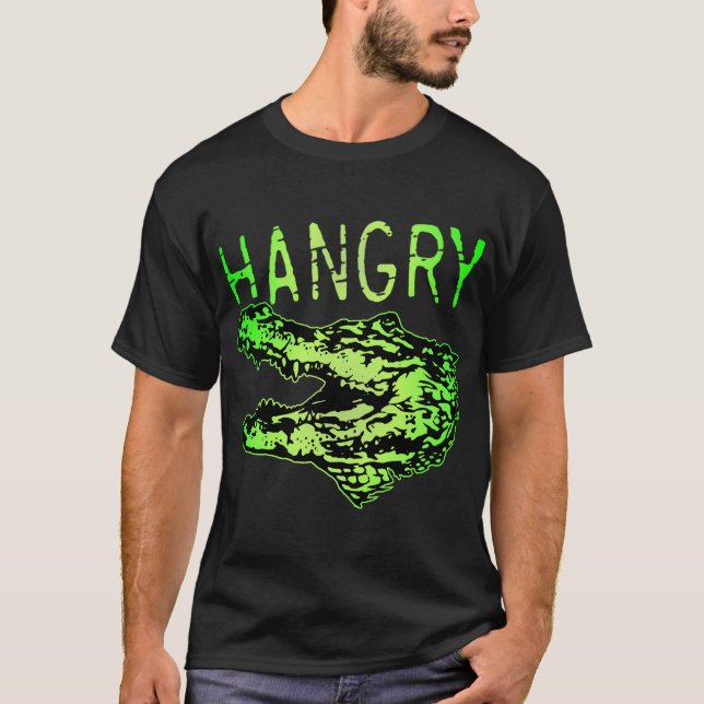 Hangry Gator #USAPatriotGraphics  ©WhiteTigerLLC.C T-Shirt (Front)