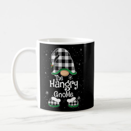 Hangry Gnome Buffalo Plaid Matching Family Christm Coffee Mug