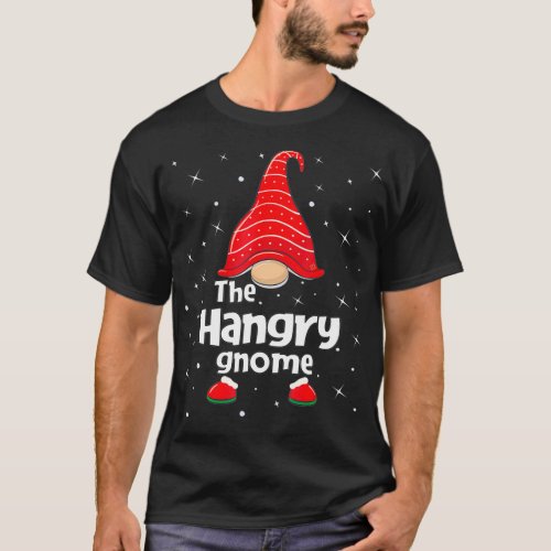 Hangry Gnome Family Matching Christmas Funny Gift  T_Shirt