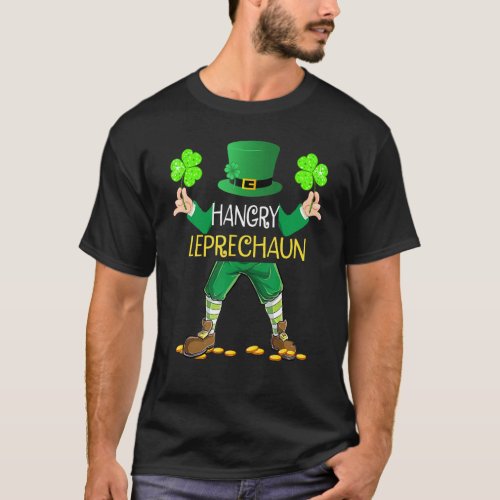 Hangry Leprechaun Boys St Patricks Day Funny T_Shirt